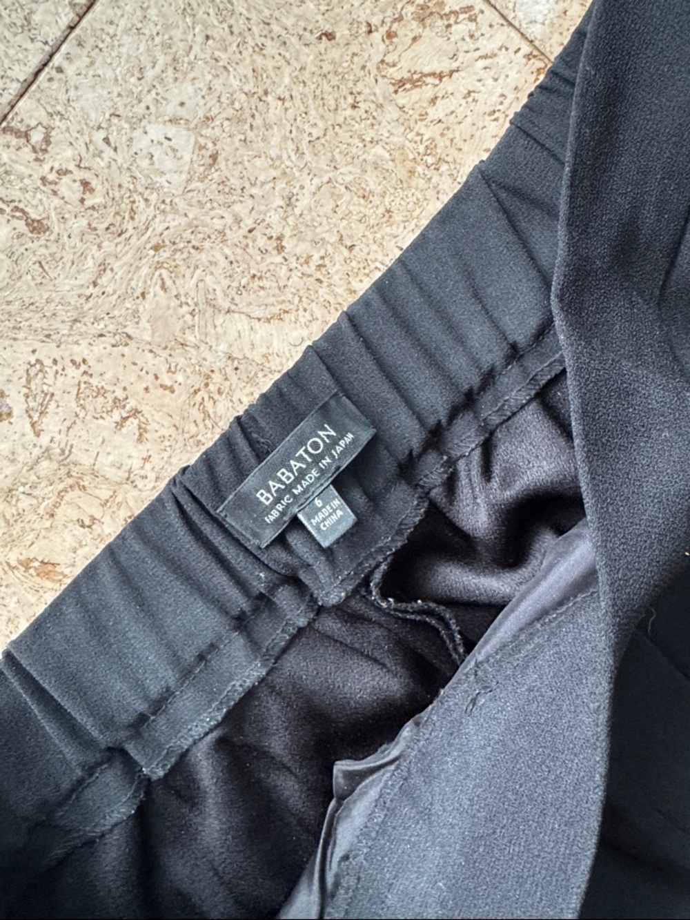 Babaton Black Pleated Trousers - Picture 3 of 7